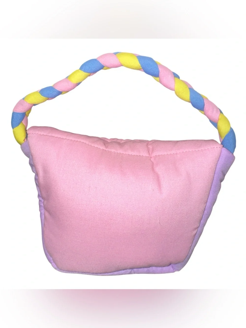 Cute Pastel 'My Purse' Plush Handbag with accessories